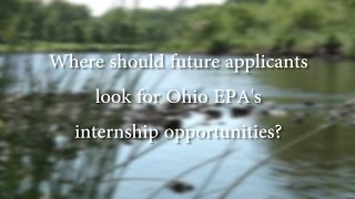 Ohio EPA's summer interns give their advice for future applicants