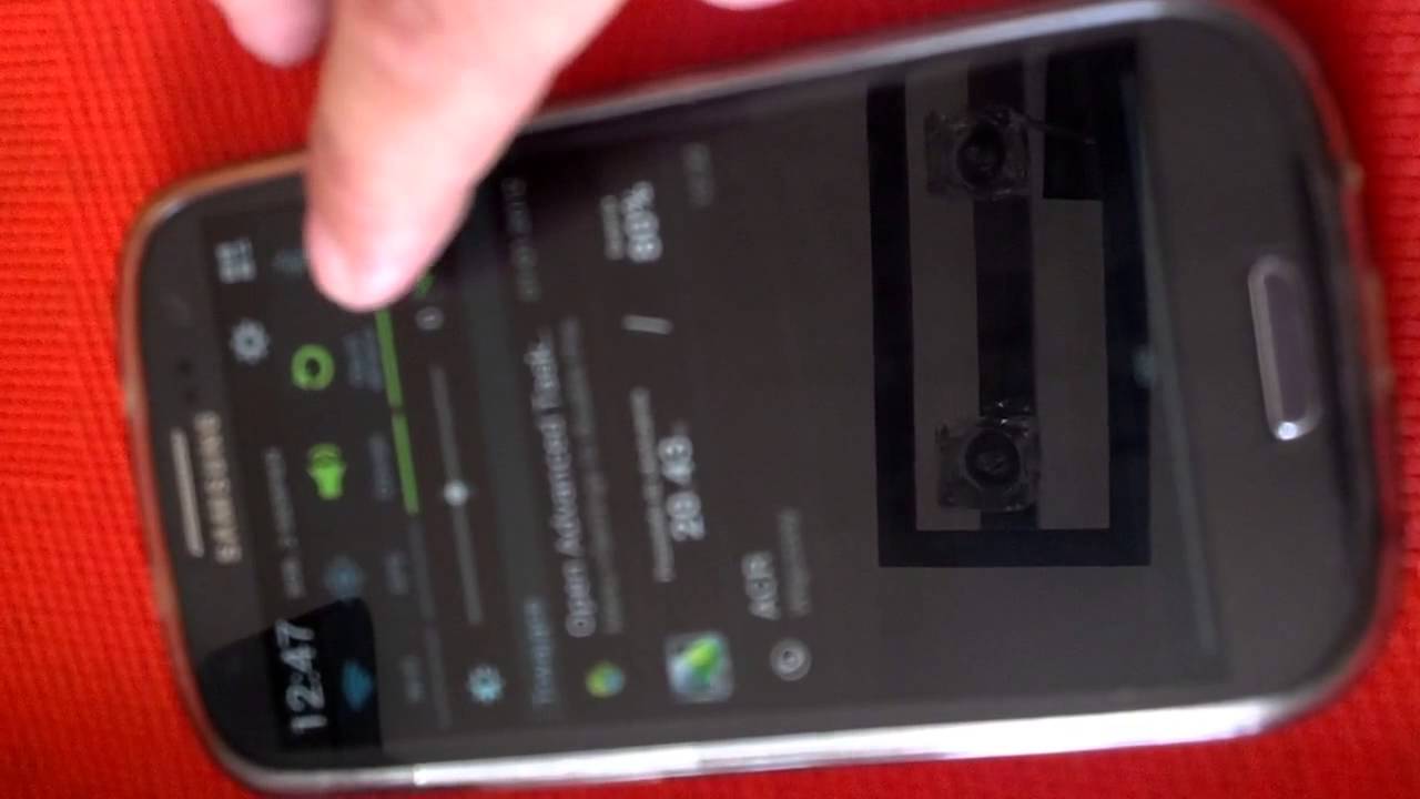 galaxy s3 - screen problem bug
