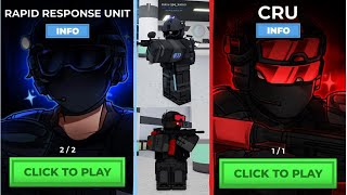 New Rru And Ccu Subteam Showcase In Roblox Asylum Life