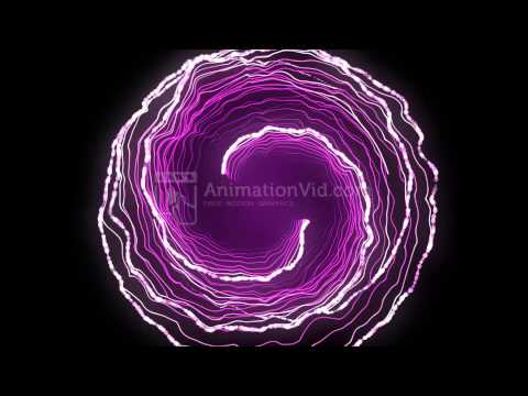 White and Pink Spiral Creation Motion Video