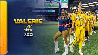 "Valerie" Ft. New England Patriots Cheerleaders | The Savannah Bananas