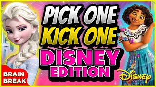Pick One, Kick One  - Disney Challenge Edition | Kids Brain Break | GoNoodle Inspired