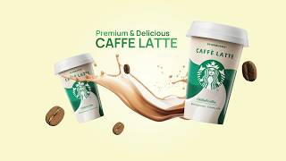Starbucks Coffee Motion Graphics | Product Animation | After Effects Showcase