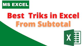 Best Triks In Excel From Subtotal Formula |Anil Computers Udaipur Best Computer Institute In Udaipur screenshot 1