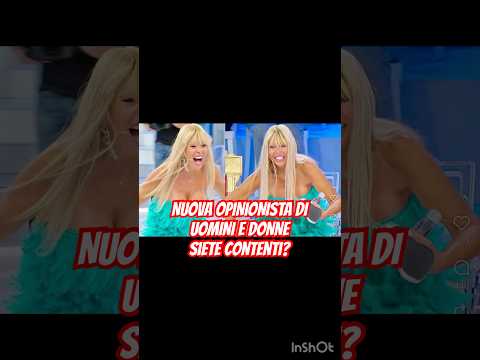 Video ALESSANDRA MUSSOLINI NUOVA OPINIONISTA DI UOMINI E DONNE