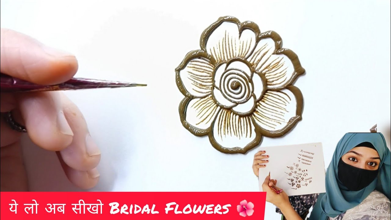 Flowers 🌺 for Henna Bridal Mehndi | Types of Mehndi flowers