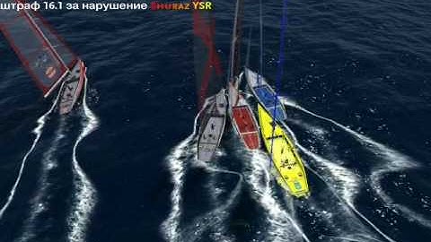 Virtual Skipper 5 . Start trouble.