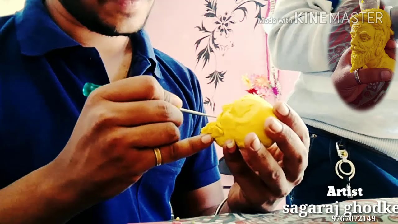 🚩Chhatrapati Shivaji Maharaj🚩-Sculpture head    //clay work// SAGARAJ FINE ART/