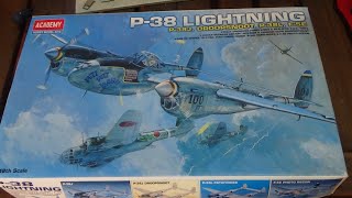 Review Of The 148 Scale P 38J Lightning From Academy I Am Building