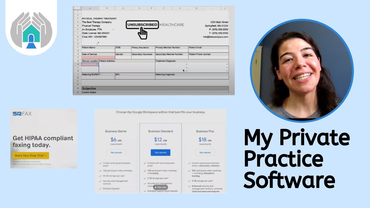Software I Use with My Business | OT, PT, SLP Private Practice