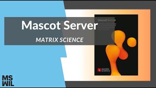 Mascot Server - The leading software package for protein identification and characterisation