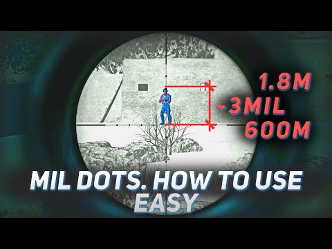 Range Estimation using the reticle of an optical scope. Mil Dots [sub]