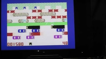 Commodore VIC-20 loading Frogrun Anirog Software 1983 from tape