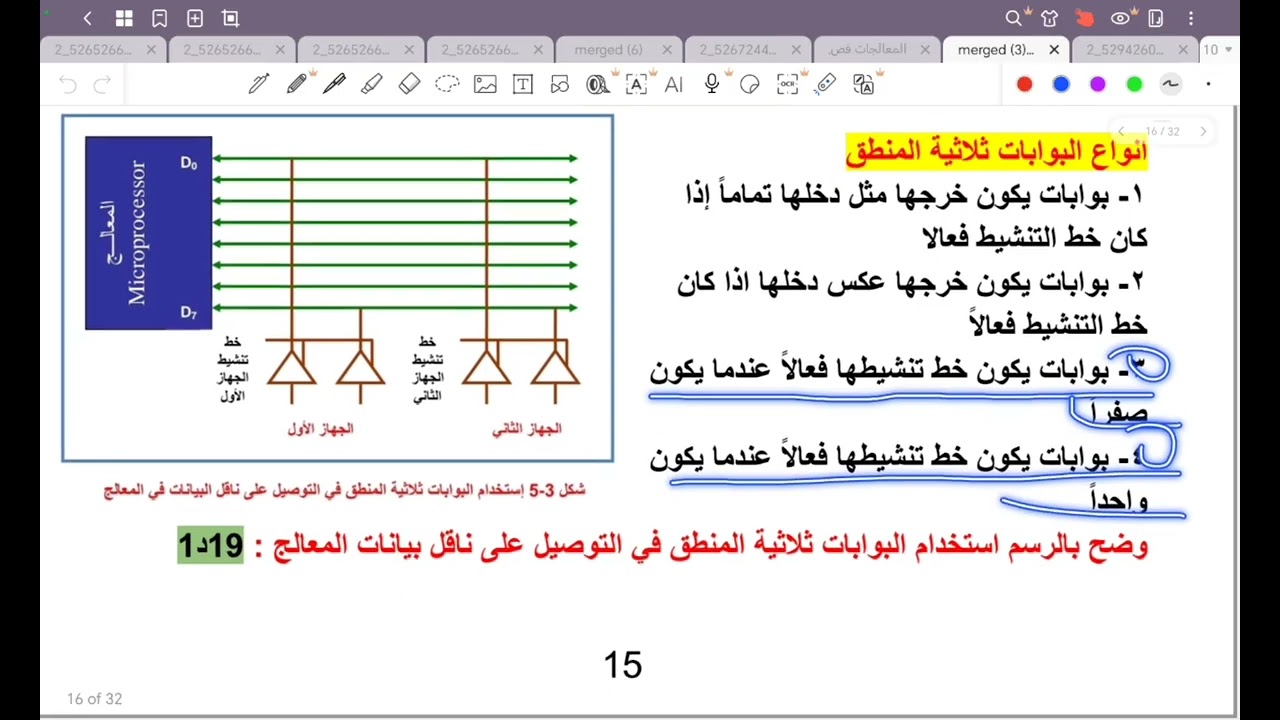 المعالجات الدقيقة 2026 ( الفصل الثالث ) قسم تجميع وصيانة الحاسوب والشبكات | السادس المهني 