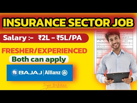 Bajaj Allianz Recruitment || Job For Freshers || 50,000 Salary || Job ...