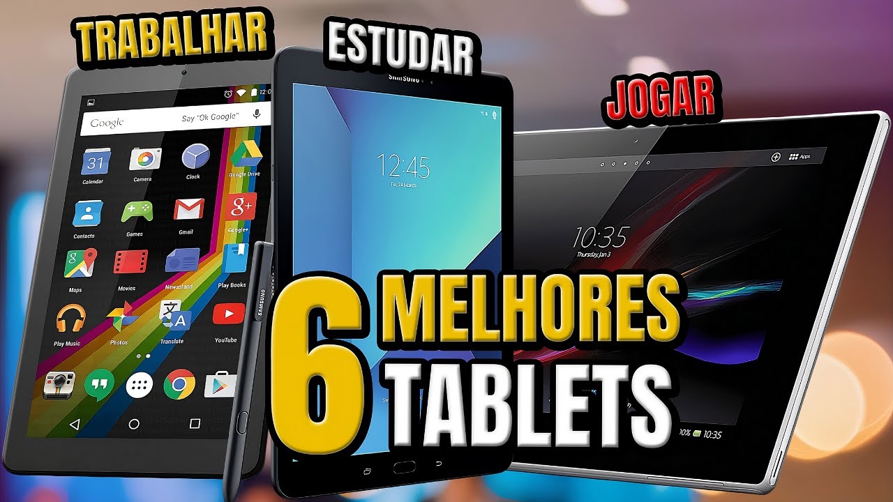 Os 6 MELHORES tablets BARATOS para ESTUDAR, TRABALHAR e JOGAR ainda em ...