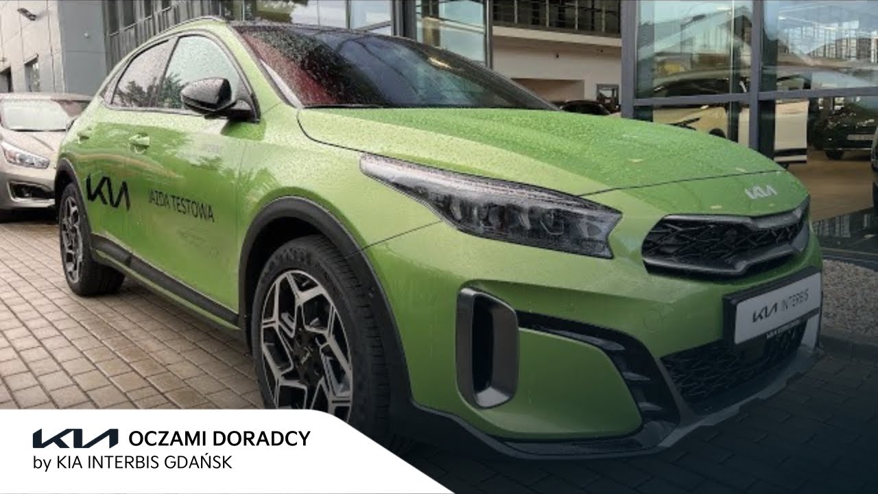 Nowa Kia XCEED FL 2023 1.5 TGDI 160KM 6MT wersja GTLine z PANORAMĄ kolor CELADON SPIRIT
