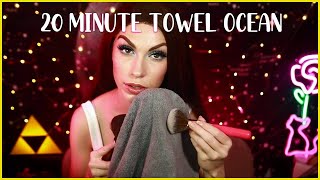 ASMR ~ NEW RELAXING 20 Minute Towel Ocean