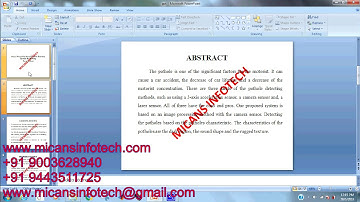 Image Processing-based Pothole Detecting System