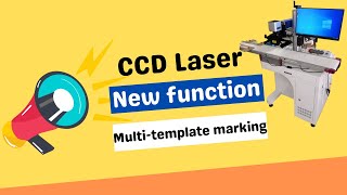 🌟🌟 New function-CCD visual position laser marking machine
