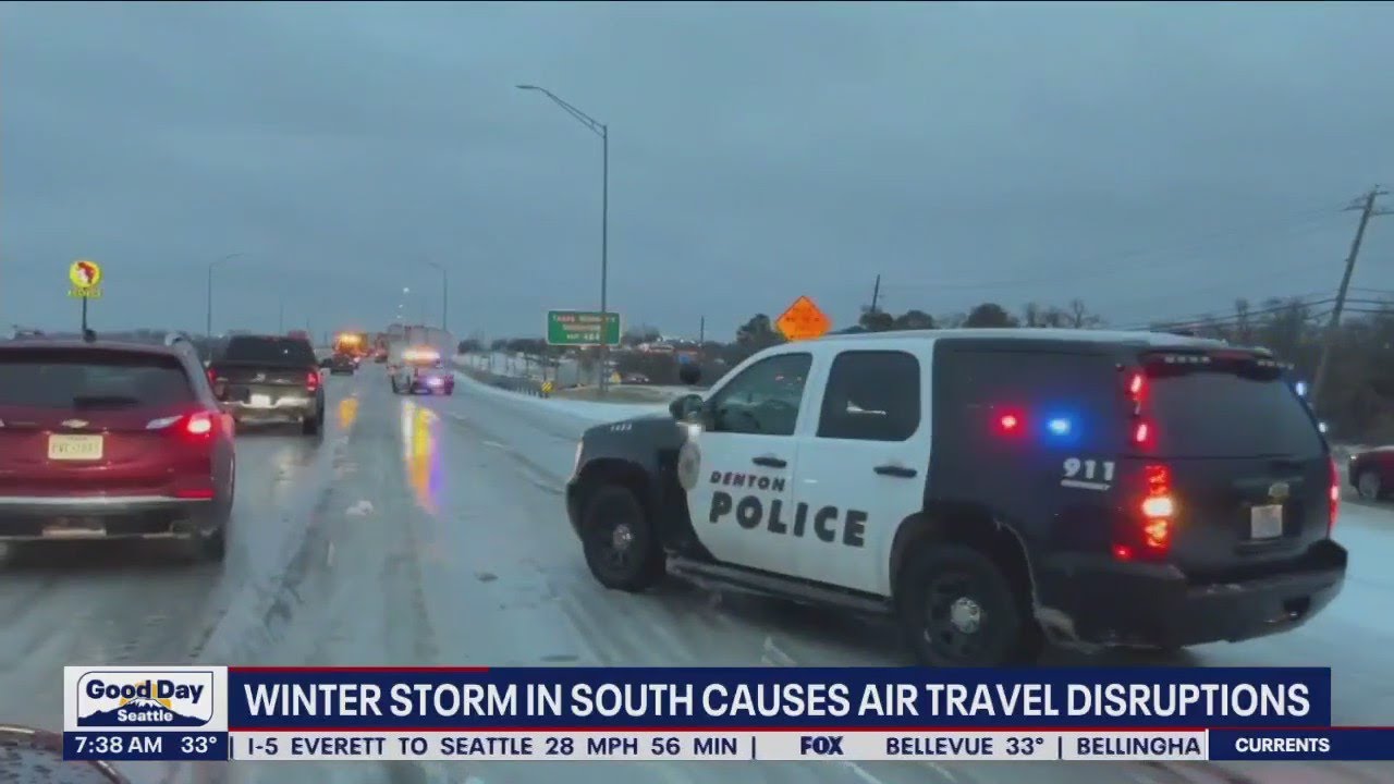 Ice storm cripples travel across the southern United States | FOX 13 ...