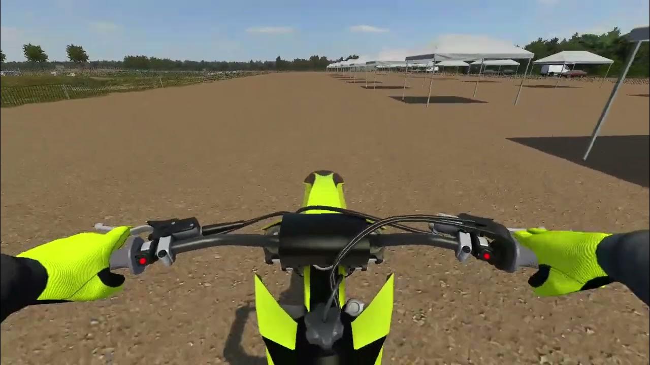 My first time trying to wheelie in Mx BIkes Demo YouTube