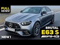 2021 MERCEDES E63S AMG Sedan NEW FULL DRIVE Review BRUTAL Sound Exhaust RACE START 0-62mph