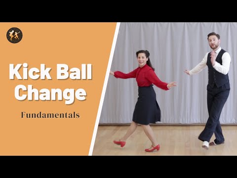 Lindy Hop Fundamentals - the Kick Ball Change with Michael and Evita