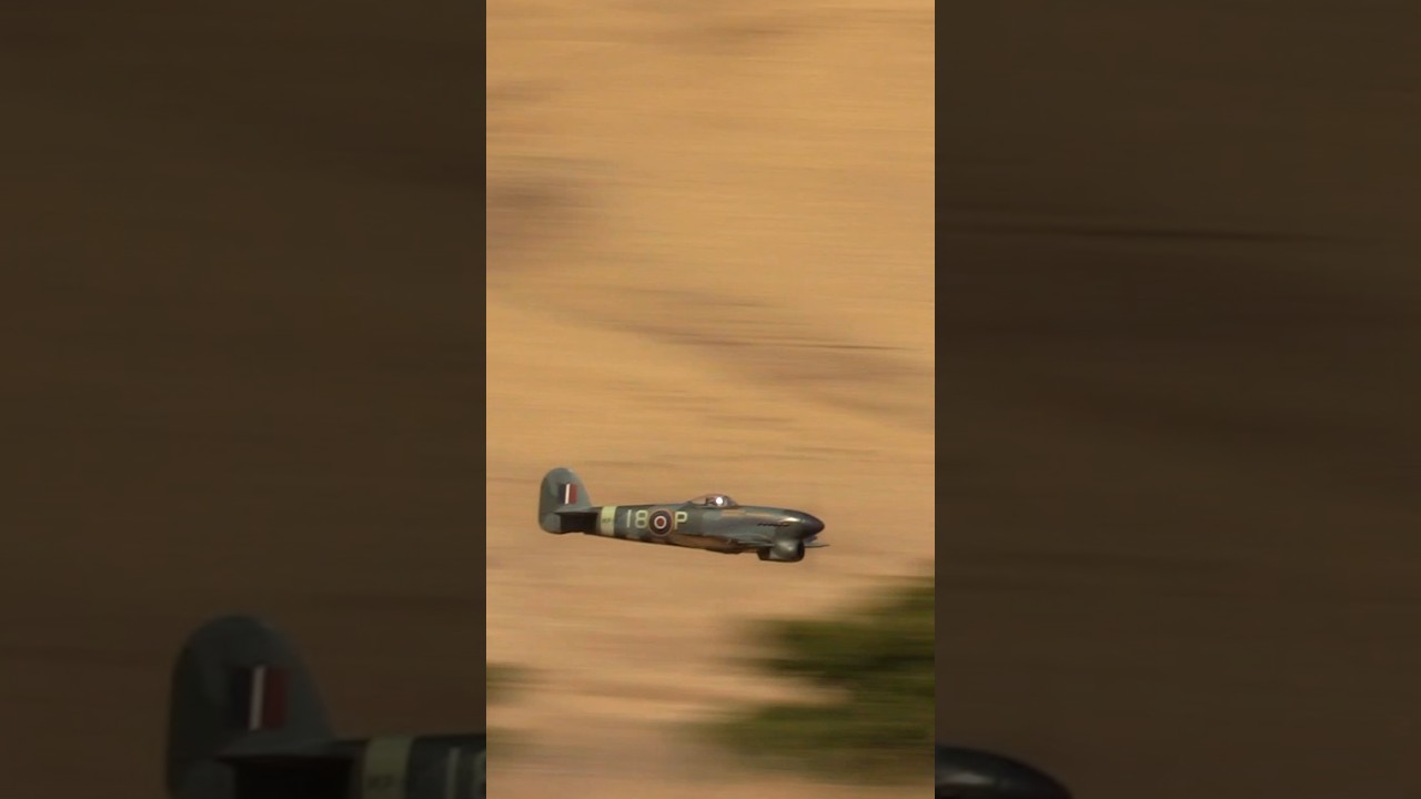 Masterpiece in Motion: Epic Giant Scale RC Hawker Typhoon