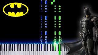 The Batman Theme - Danny Elfman (Piano Tutorial)