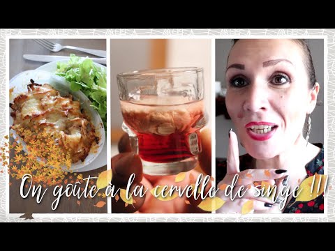#vlog maman du 29/10 préparation halloween, cervelle de singe et Gratin de choux fleur campagnard