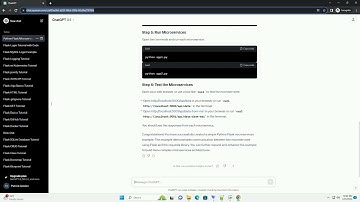 python flask microservices example