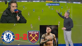 Gary Neville And Carragher Review Enzo Fernandez's Crazy Goal💥 Chelsea Under Liam Rosenior