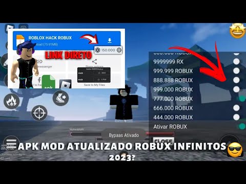 ROBLOX como ter robux infinito 2023? apk mod atualizado!!! 