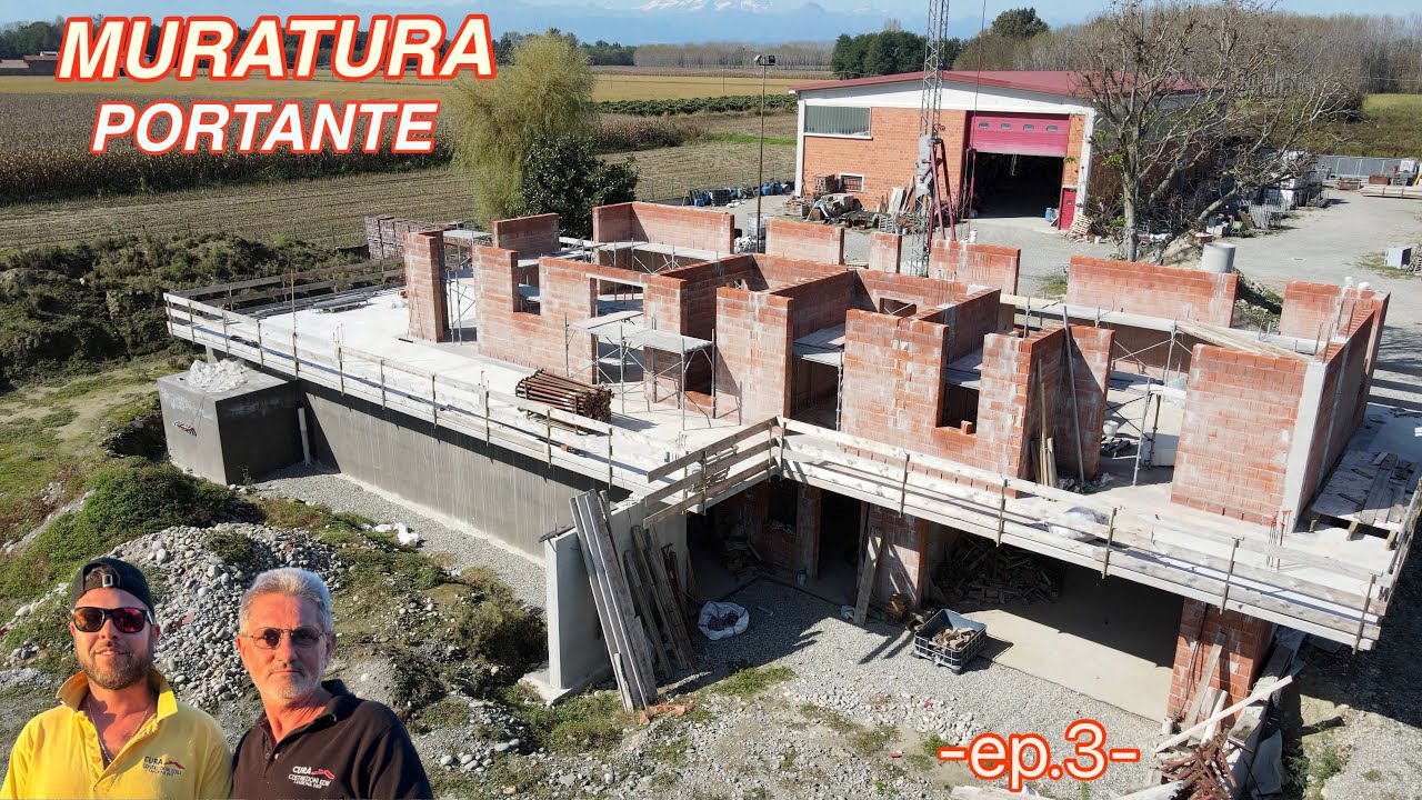 COSTRUZIONE VILLA CURA -ep.3- MURATURA PORTANTE