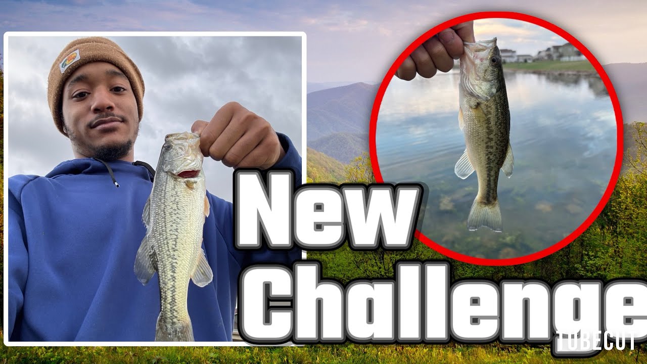 NEW BASS FISHING CHALLENGE😳😳‼️