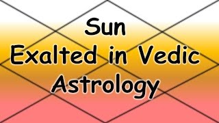 Sun Exalted (Vedic Astrology)