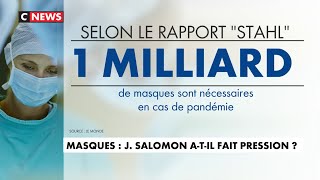 Masques : Jérôme Salomon a-t-il exercé des pressions ?