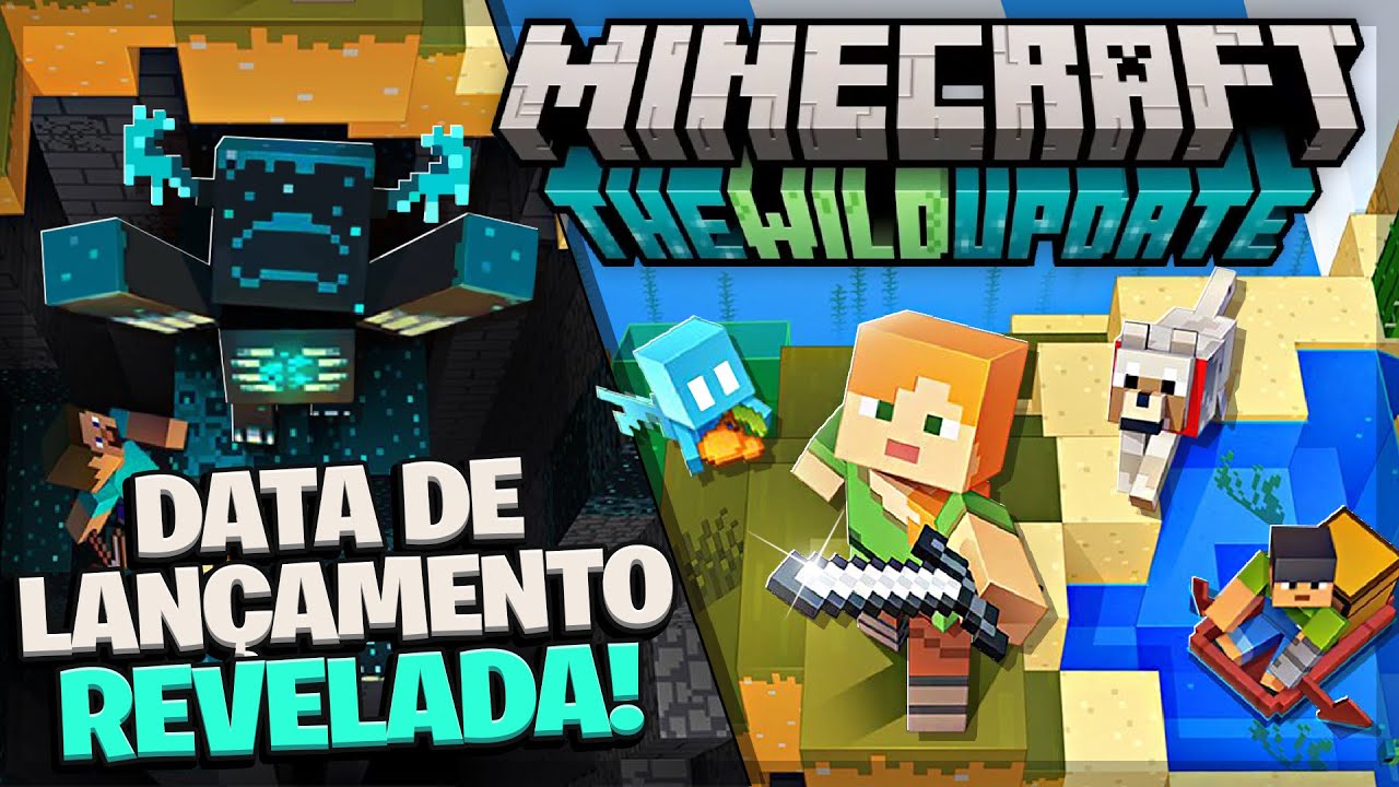 MINECRAFT 1.19 - CHEGOU O PRÉ LANÇAMENTO da ATUALIZAÇÃO SELVAGEM 