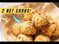 Keto Ham and Cheddar Biscuits