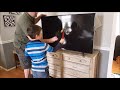 kid Smashes Dad's NEW 50-Inch TV! - FULL VIDEO
