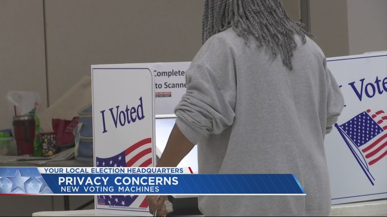 Voting machine privacy concerns
