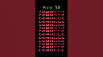 can you find 16 in 5 seconds? #wordpuzzlegame #game #mathematics #mindbendingquiz #puzzle