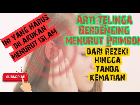 "BAIK DAN BURUK" Arti Telinga Berdenging | Arti Telinga Kiri Berdengung Menurut Primbon