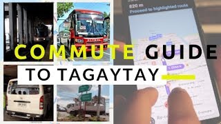 VLOG #21: COMMUTE GUIDE GOING TO TAGAYTAY FROM MANILA Resimi