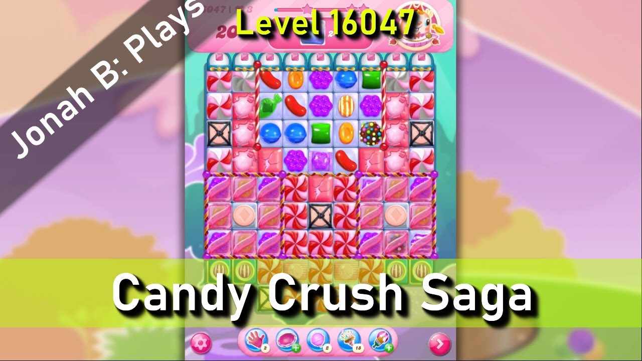 Candy Crush Saga Level 16047 - YouTube