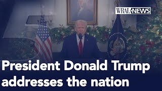 Trump discusses 2026 policy plans, dividends for soldiers in special address