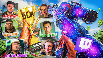 I WON $50,000 ON BO7 (Killing Twitch Streamers - Streamers Reactions)