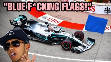 Lewis Hamilton ALL COMPLAINING BLUE FLAGS TEAM RADIOS MONACO 2019!