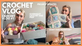 CROCHET VLOG 🧶 | Week Crocheting, Crochet Projects, Craft Market Prep